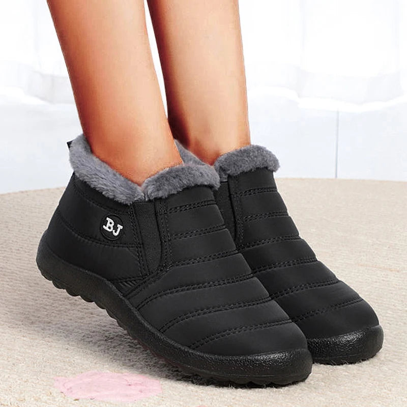 Waterproof Women's Winter Sneakers – Comfortable Non-Slip Outdoor Shoes for Casual Wear