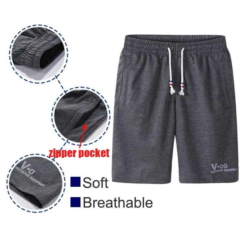 Men's Summer Casual Shorts - Breathable Boardshorts for the Beach, Comfortable for Fitness and Basketball