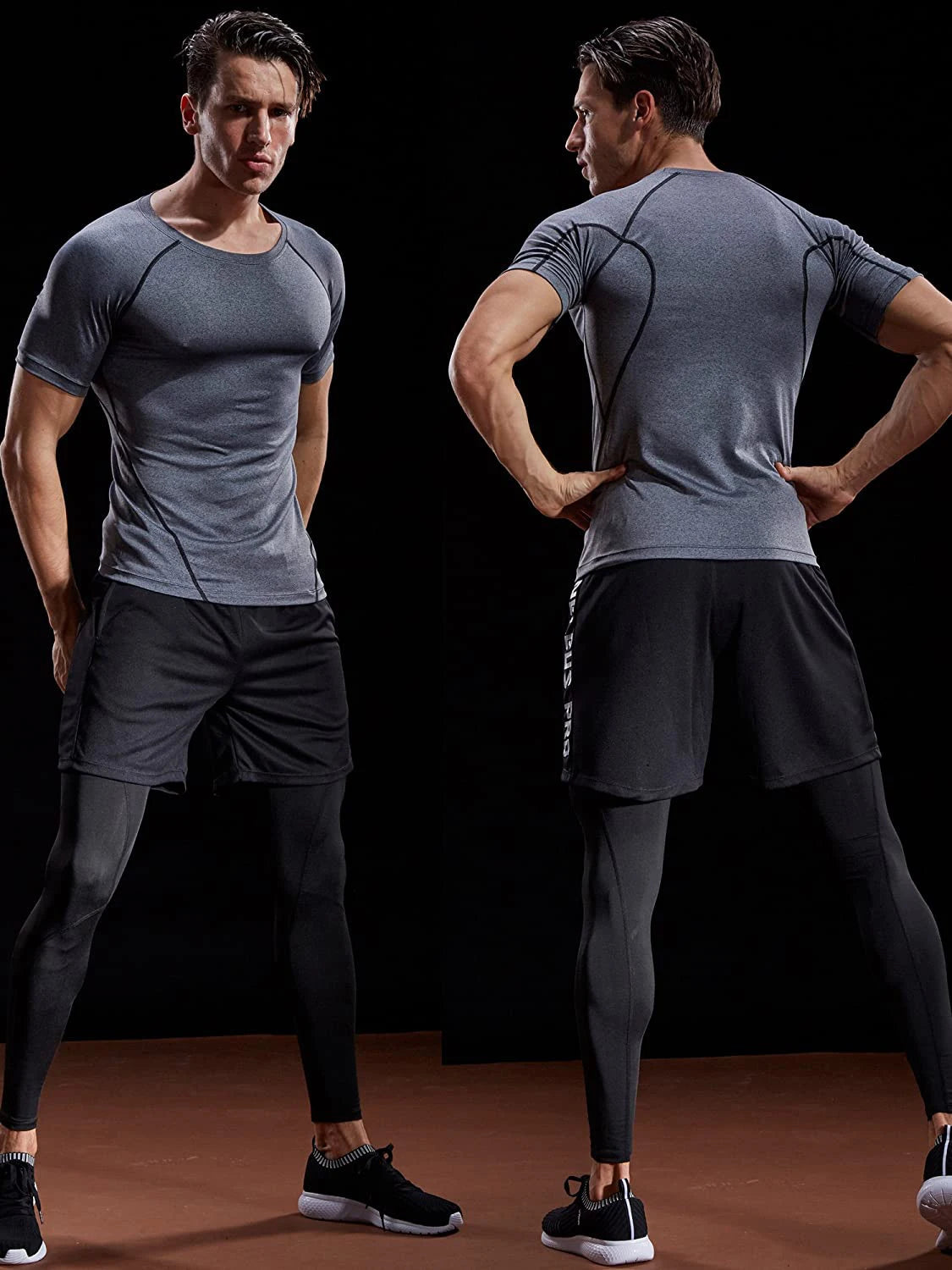 Men's Compression T-Shirt - Quick Dry, Athletic Sportswear for Gym and Running