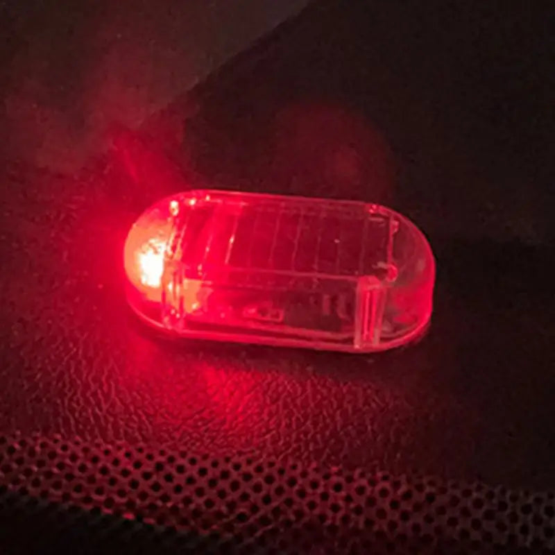 Car Fake Security Light Solar Powered Simulated Dummy Alarm Wireless Warning Anti-Theft Caution Lamp LED Flashing Lights