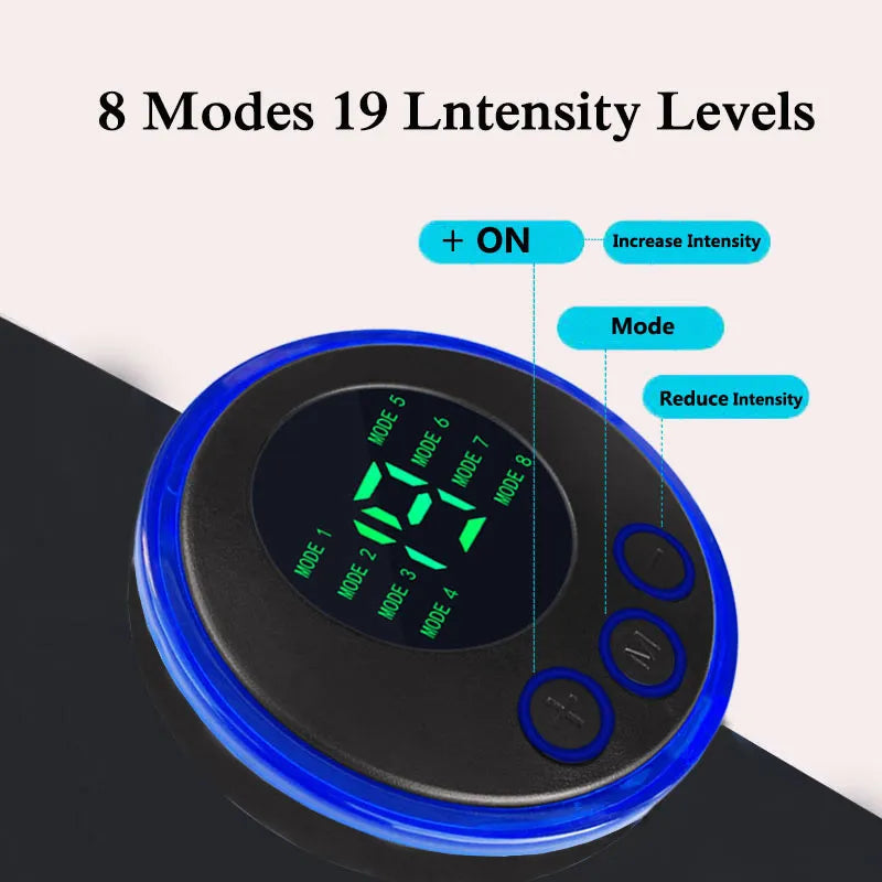Electric Abs Abdominal Trainer EMS Muscle Stimulator Toning Belt for Home Gym Fitness and Weight Loss.