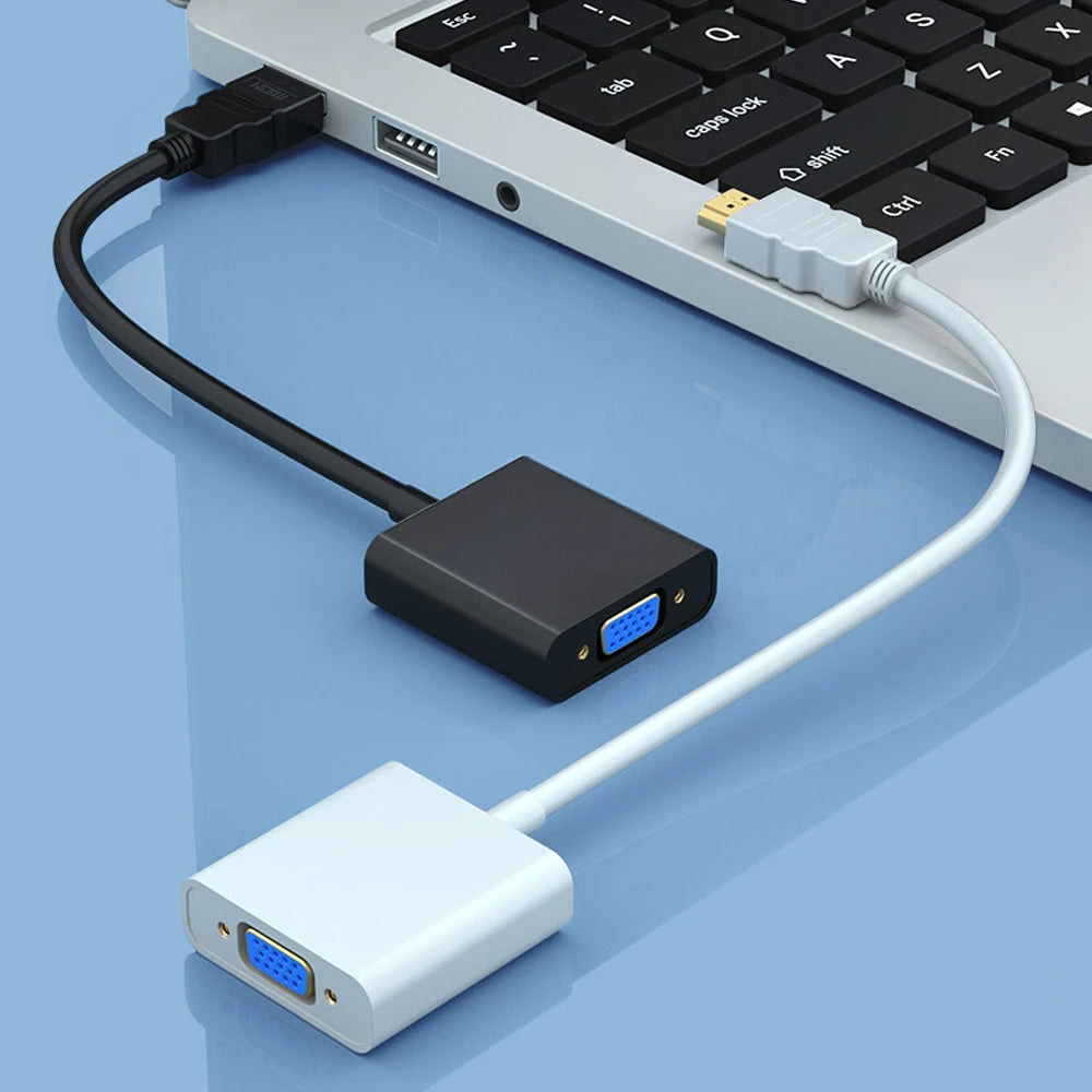 HD 1080P HDMI-compatible to VGA Adapter Digital Analog HDMI-compatible Male To Famale VGA Cable Converter For PC Laptop Tablet