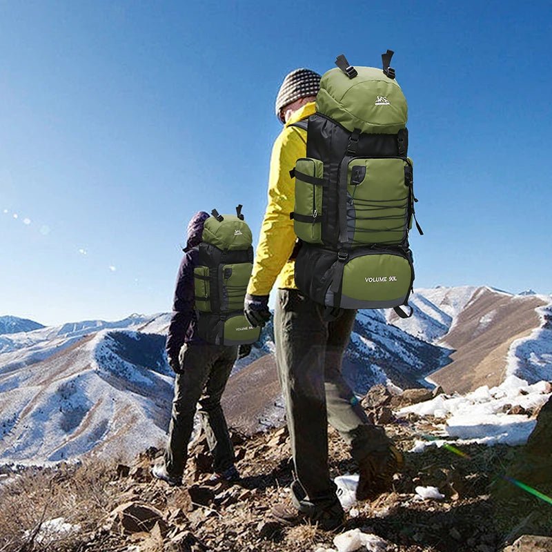 Large 90L Travel Bag Camping Backpack - Hiking, Army, Climbing Bags - Mountaineering Sport Bag - Outdoor Shoulder Rucksack for Men and Women - Etawia Products