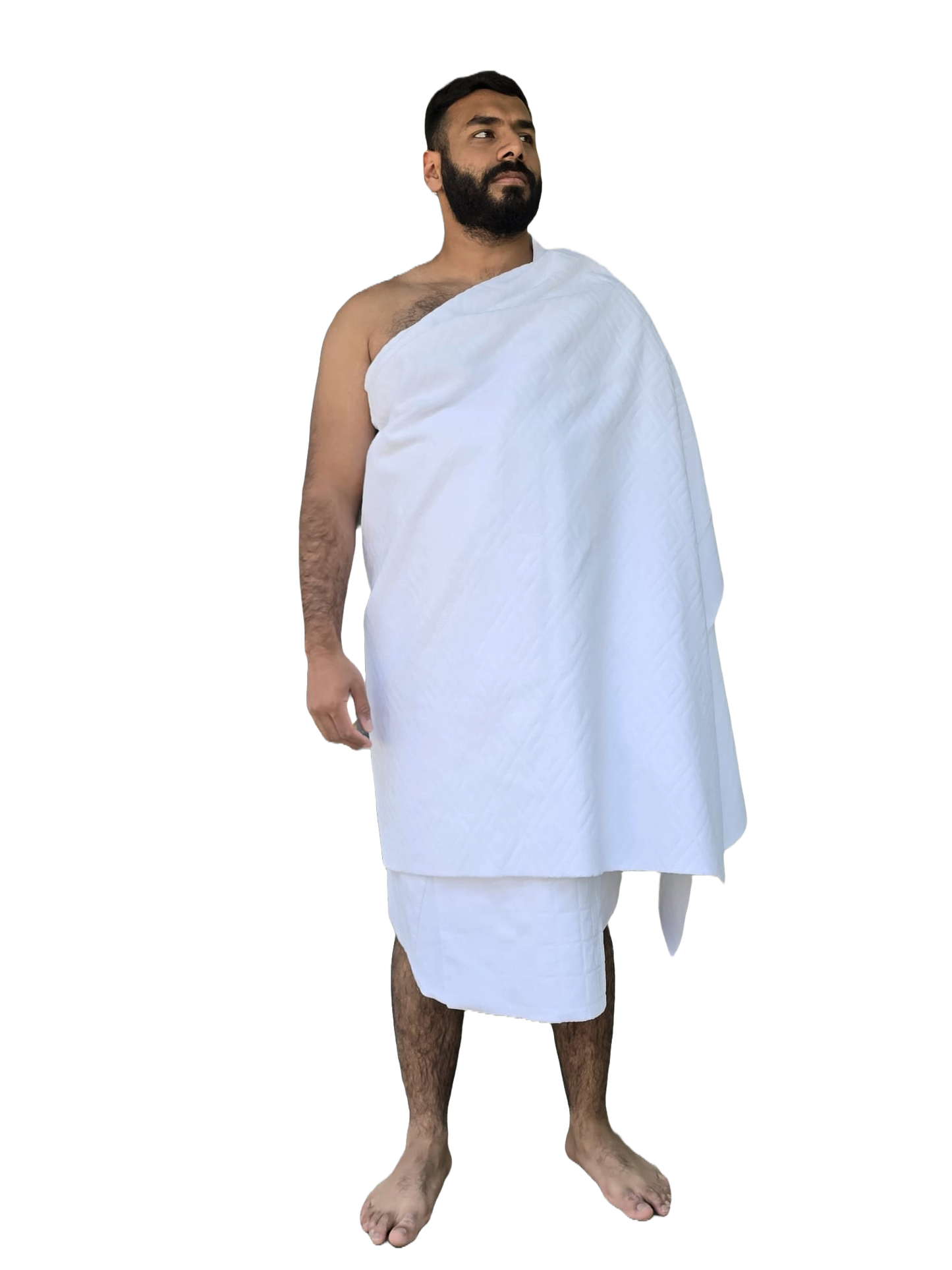Al-Siddiqui's Grade A 1200-gram Microfiber Ihram—Perfect for Hajj and Umrah in Any Weather