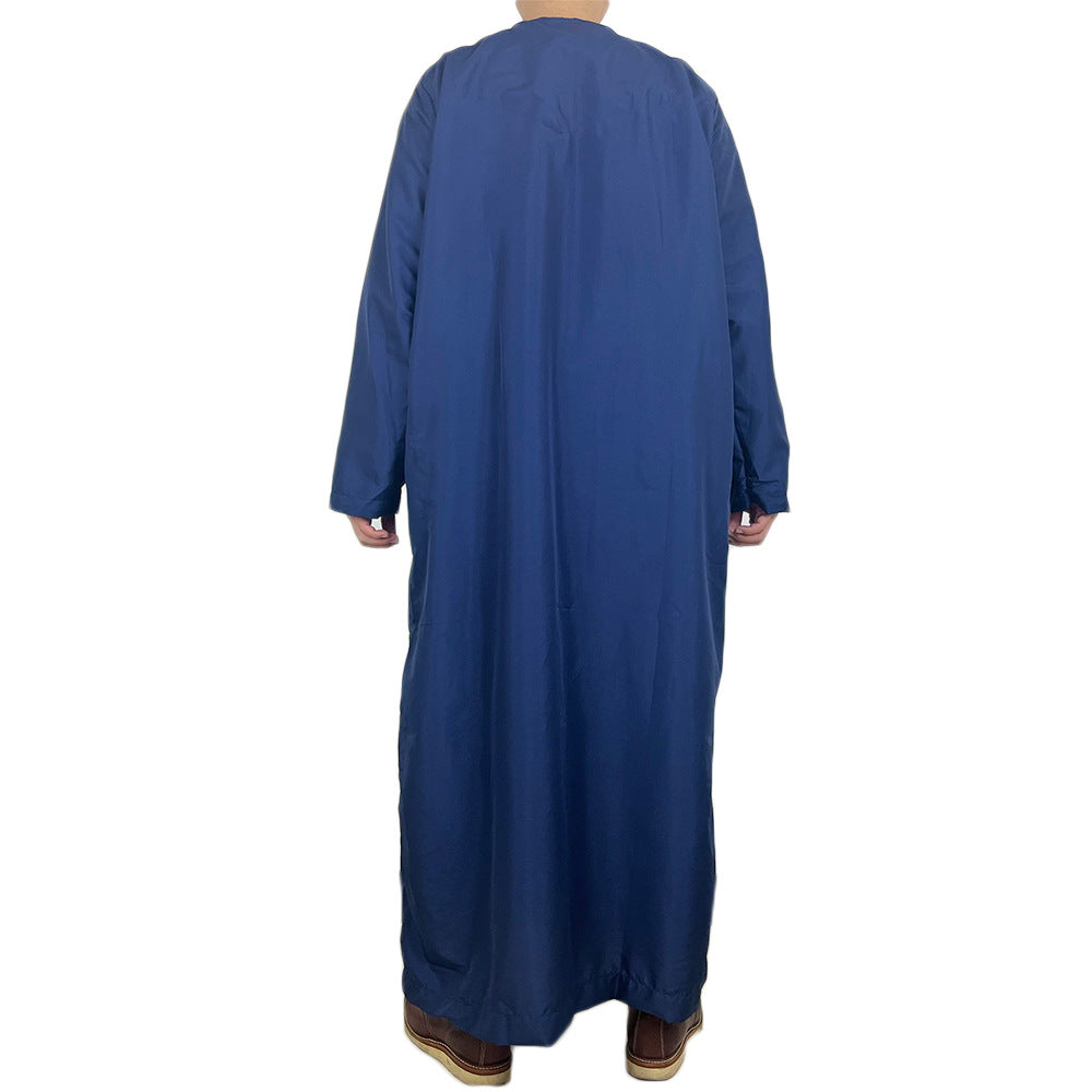 New Muslim Men's Long Sleeve Jubba Thobe | Abaya, Daffah, Kaftan, Prayer Robe - Pakistan & Saudi Arabia Inspired Islamic Clothing