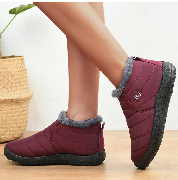 Waterproof Women's Winter Sneakers – Comfortable Non-Slip Outdoor Shoes for Casual Wear