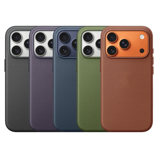 Magnetic TechWoven Case for iPhone 17 / Air / 16 / 15 / 14 / 13 Pro Max – MagSafe Compatible Shockproof Cover