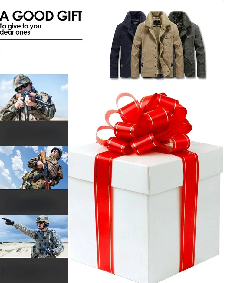 Winter Fleece-lined Denim Jacket Men's High Quality Thickened Lambswool Warm Parka Outdoor Hiking Camping Cold-proof Work Coat