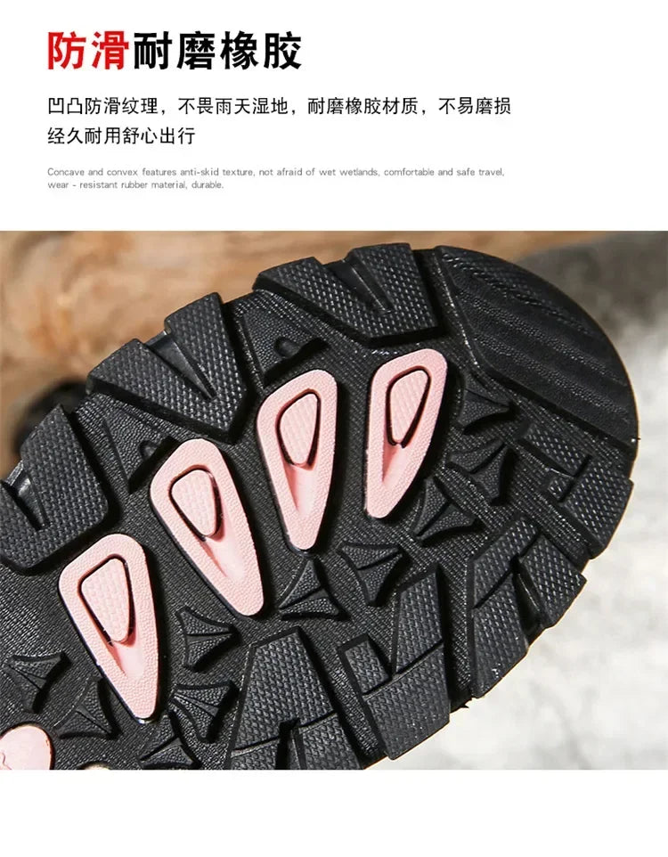 Women's Mid-Calf Winter Boots: Warm Lined, Non-Slip, Fashionable Casual Snow Shoes 2025