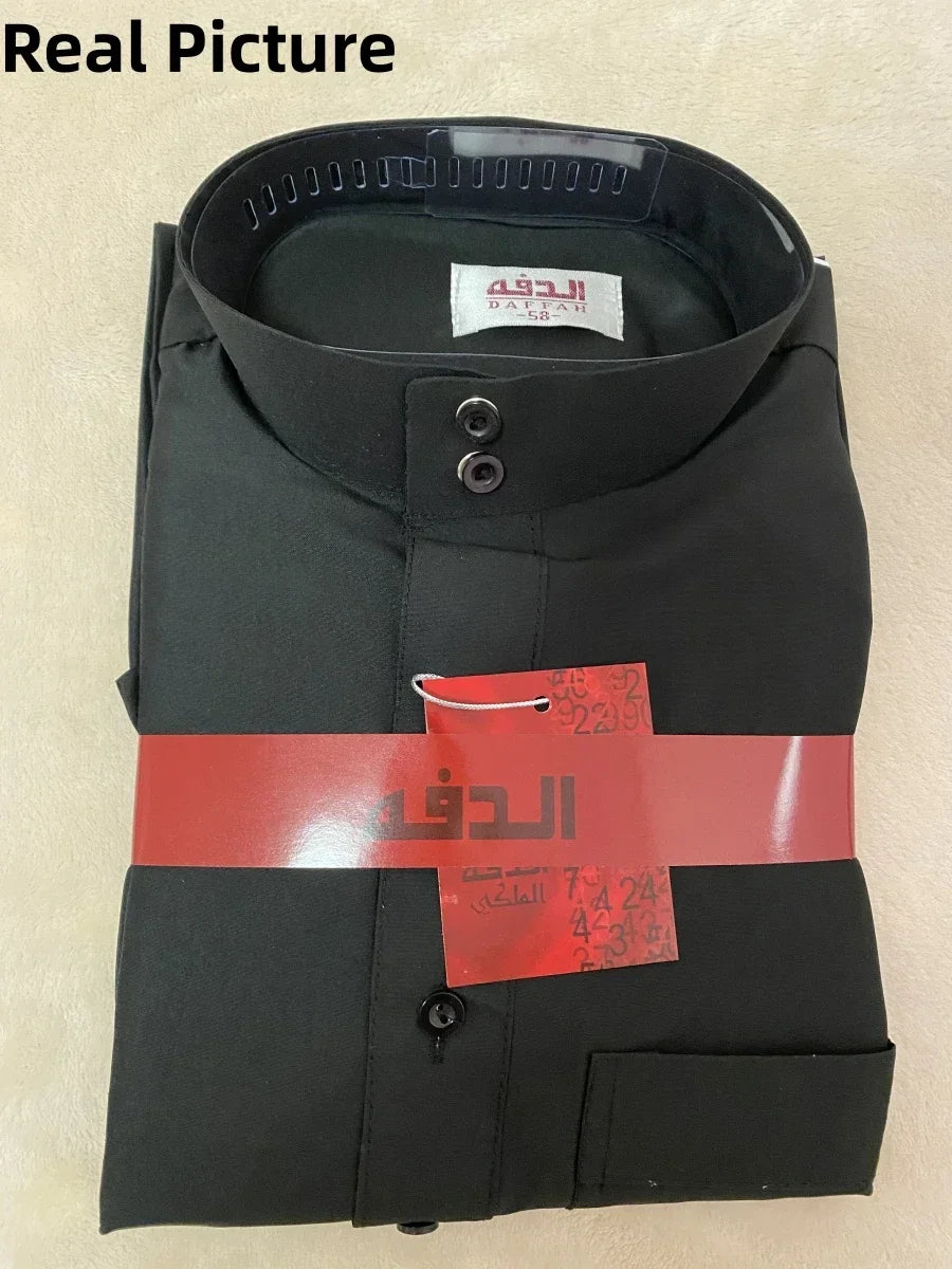 Solid Muslim Men's Robe | Kaftan, Abaya, Jubba & Qamis - Arabic & Pakistani Islamic Fashion