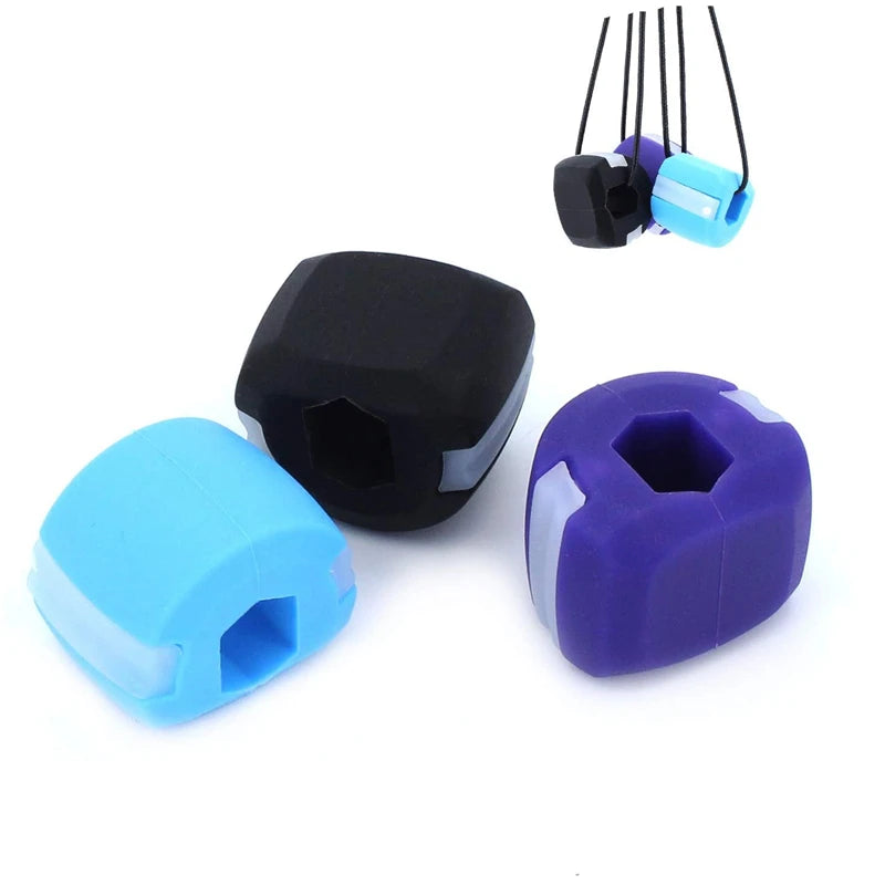 Silica Gel Face Fitness Ball - Jaw Exerciser and Facial Toner for Reducing Double Chin, Relaxation, Gym Fitness Training, and Jawline Simulation