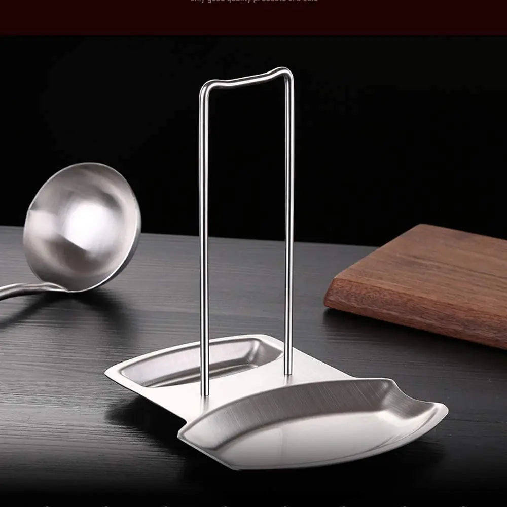 Stainless Steel Pot Lid Rack - Detachable Kitchen Pan Cover Shelf and Utensil Holder