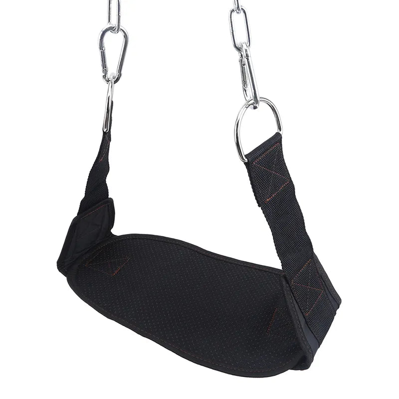 Thicken Weight Lifting Belt with Chain for Pull Ups, Chin Ups, and More"