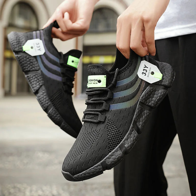 Unisex Breathable Sneakers for Running and Casual Wear, Comfortable Sports Shoes for Men and Women with Platform Design