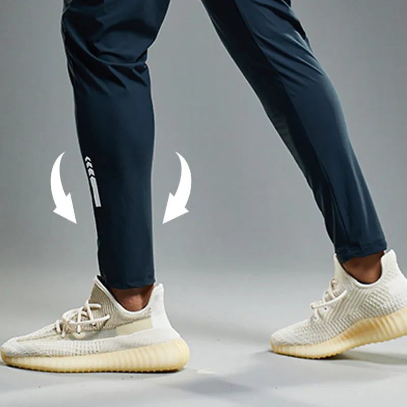 Summer Elastic Men's Running Pants - Ideal for Outdoor Training and Gym. Stay comfortable and stylish with these sweatpants