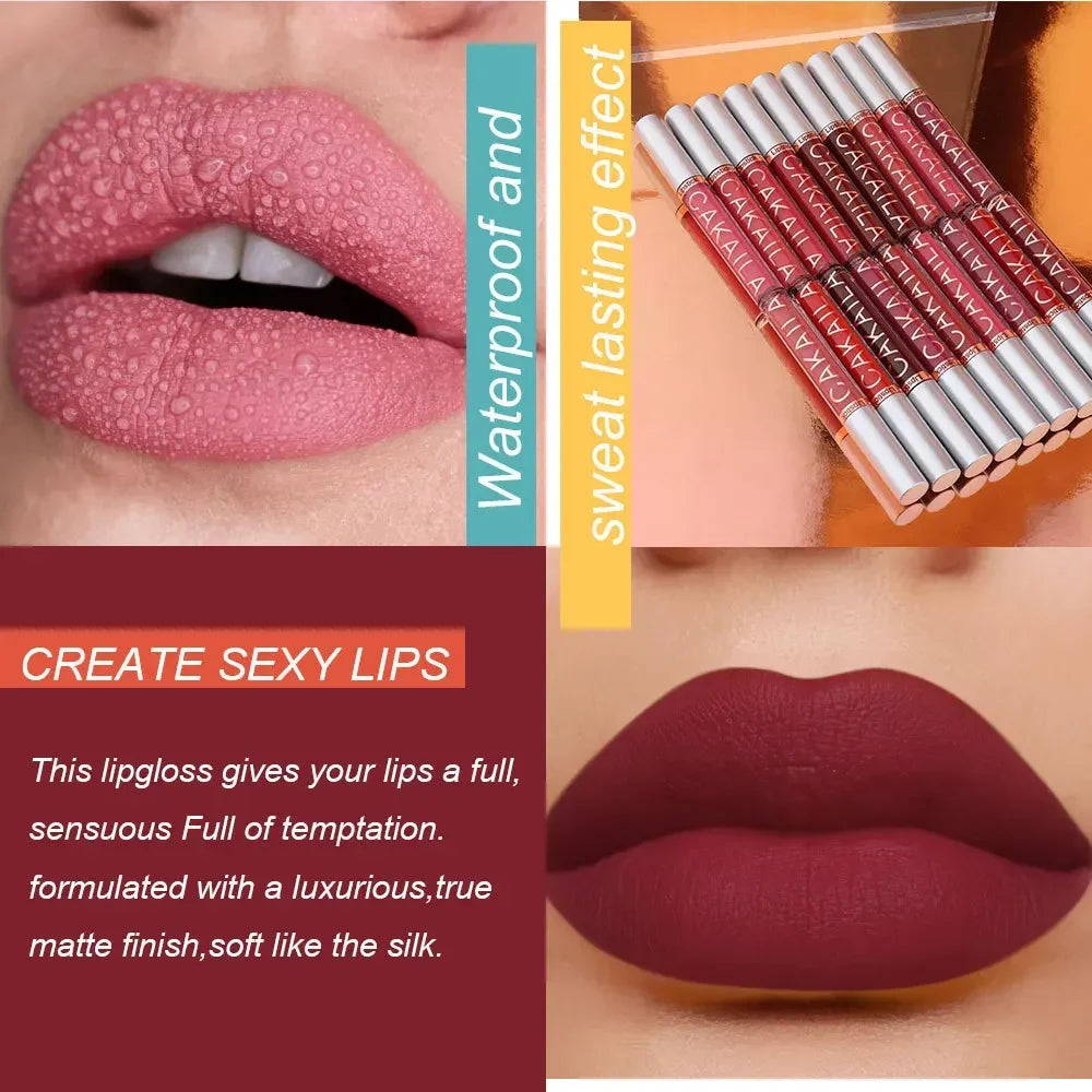 10 PCS Lipstick Set Make-up for women Free shipping Waterproof Long lasting Cosmetics Korean makeup Matte lipstick