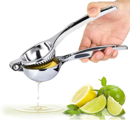 Stainless Steel Lemon Squeezer - Manual Juicer for Citrus and Orange Juice