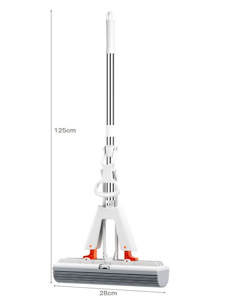 Self-Draining Collodion Mop for Cleaning Floors, Walls, and Ceilings