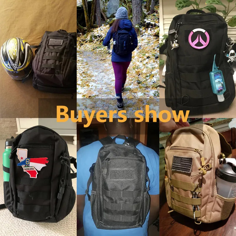 Outdoor Tactical Backpack Military Rucksacks Men 15L 20L Waterproof Sport Travel Backpacks Camping Mochila Fishing Hunting Bags
