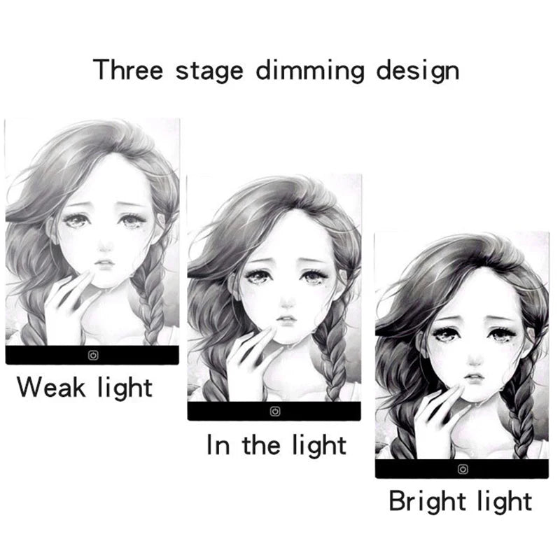 A4 Dimmable LED Drawing Pad for Kids - Educational, Creative Painting Toy and Gif
