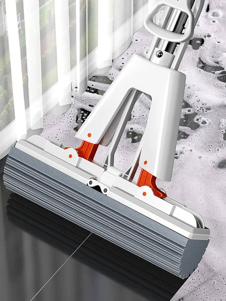 Self-Draining Collodion Mop for Cleaning Floors, Walls, and Ceilings