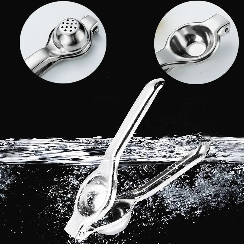 Stainless Steel Lemon Squeezer - Manual Juicer for Citrus and Orange Juice
