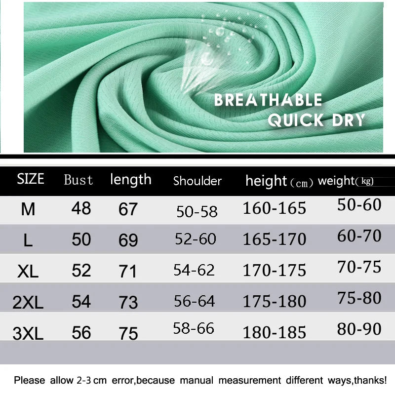 Quick Dry Men's Fitness Running T-shirt - Breathable Gym Training Top