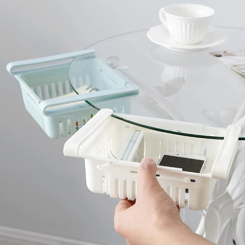 Fridge Organizer Storage Box - Plastic Drawer for Refrigerator with Food Storage