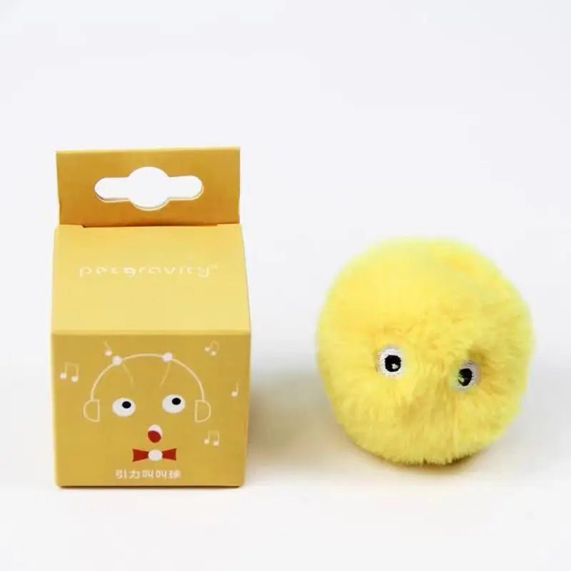 Interactive Ball Smart Cat Toys Plush Electric Catnip Training Toy Kitten Touch Sounding Pet Product Squeak Toy Ball - Etawia Products