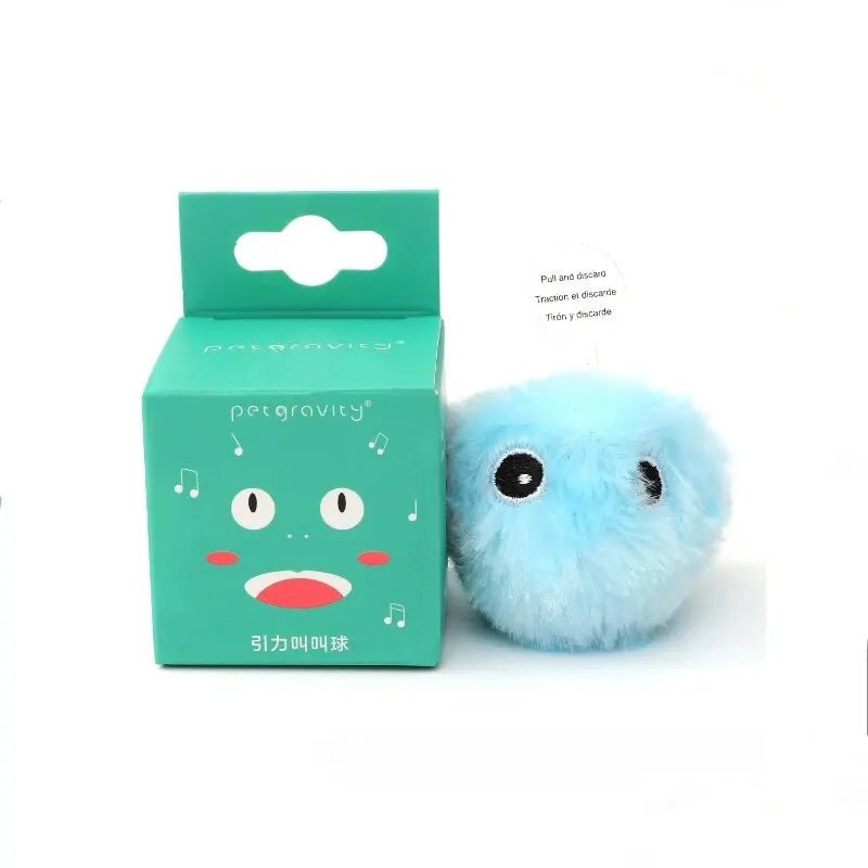 Interactive Ball Smart Cat Toys Plush Electric Catnip Training Toy Kitten Touch Sounding Pet Product Squeak Toy Ball - Etawia Products