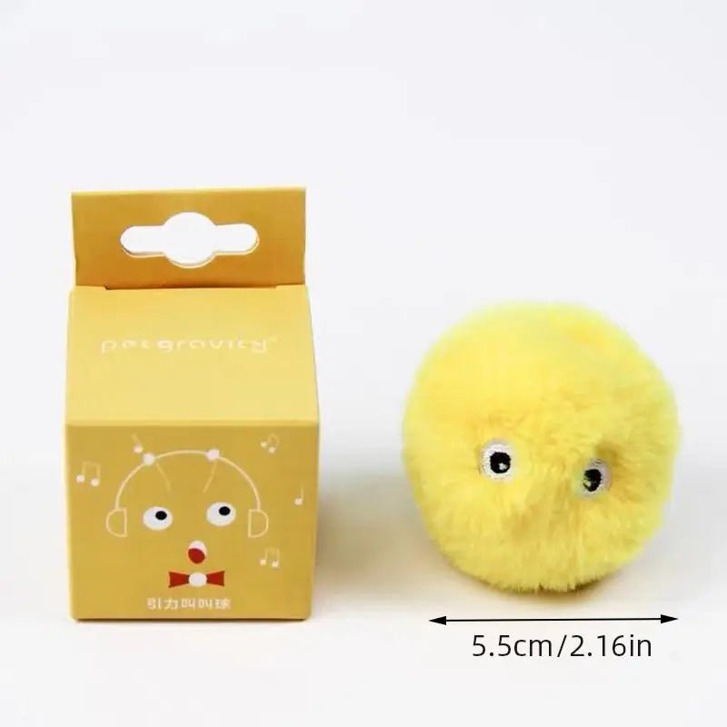 Interactive Ball Smart Cat Toys Plush Electric Catnip Training Toy Kitten Touch Sounding Pet Product Squeak Toy Ball - Etawia Products