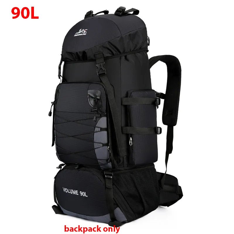 Large 90L Travel Bag Camping Backpack - Hiking, Army, Climbing Bags - Mountaineering Sport Bag - Outdoor Shoulder Rucksack for Men and Women - Etawia Products