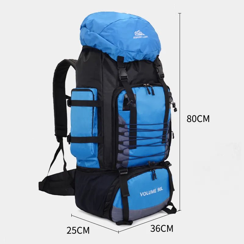 Large 90L Travel Bag Camping Backpack - Hiking, Army, Climbing Bags - Mountaineering Sport Bag - Outdoor Shoulder Rucksack for Men and Women - Etawia Products