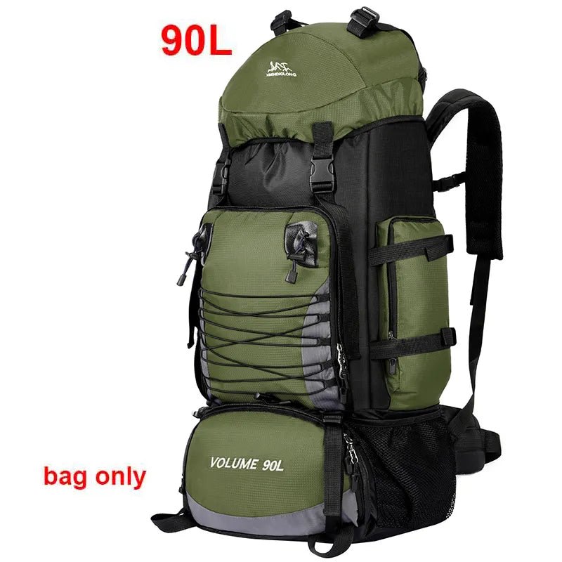 Large 90L Travel Bag Camping Backpack - Hiking, Army, Climbing Bags - Mountaineering Sport Bag - Outdoor Shoulder Rucksack for Men and Women - Etawia Products